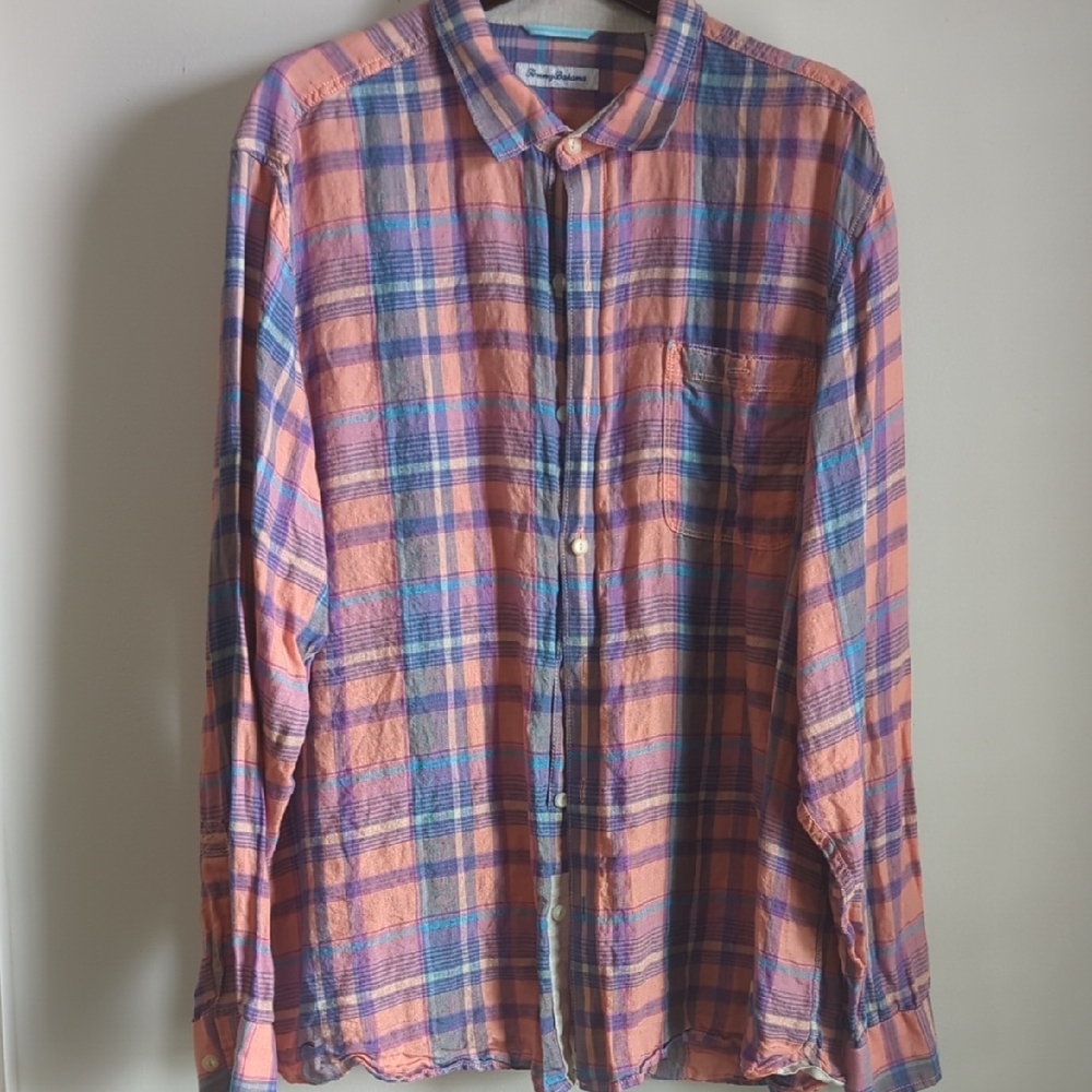 Tommy Bahama Linen Long Sleeve Button Down Shirt